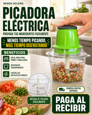 Picadora eléctrica con capacidad  1,8 L